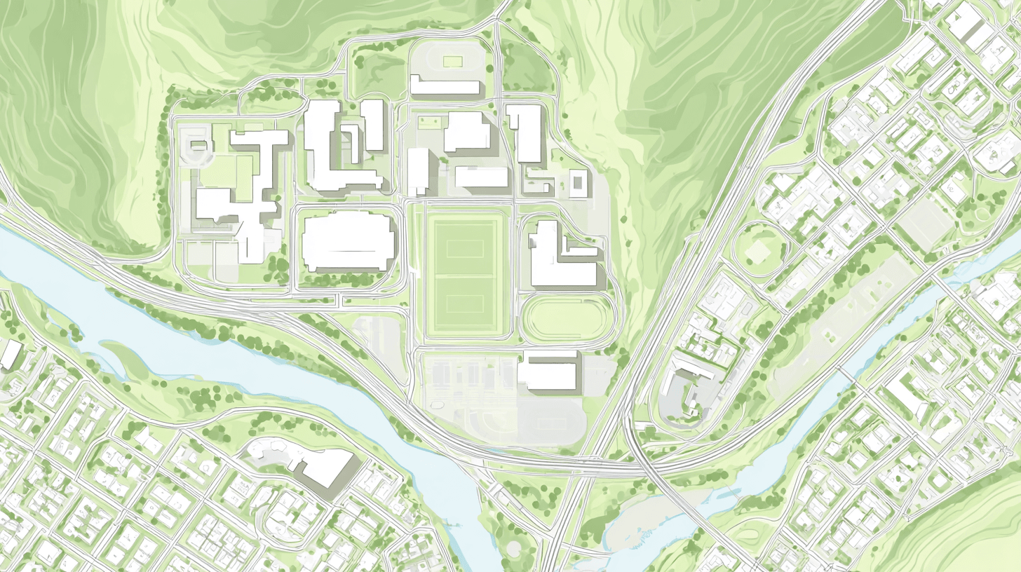 青藍大学キャンパスマップ